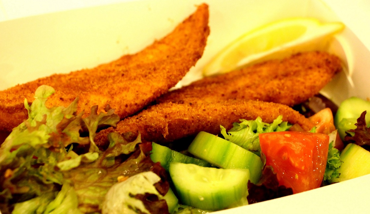 Crumbed Fish and chips