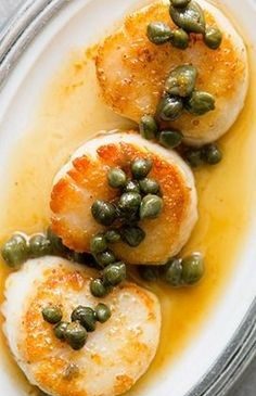 Grilled Tasmanian sea scallops